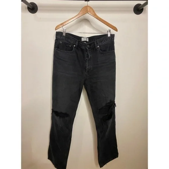 AGOLDE Lana Mid Rise Vintage Straight Jeans - Picture 5 of 9